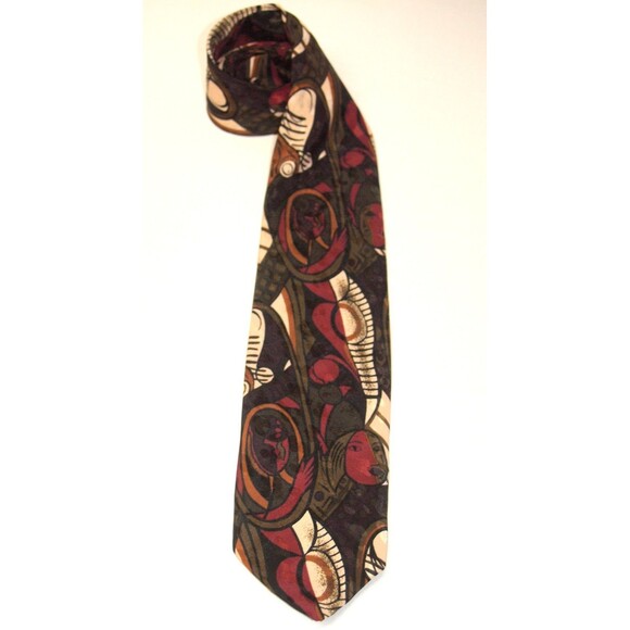 Florenzi Collection Abstract Tie Vintage Necktie Made in USA 3.25" x 57.5" RARE - Picture 3 of 5